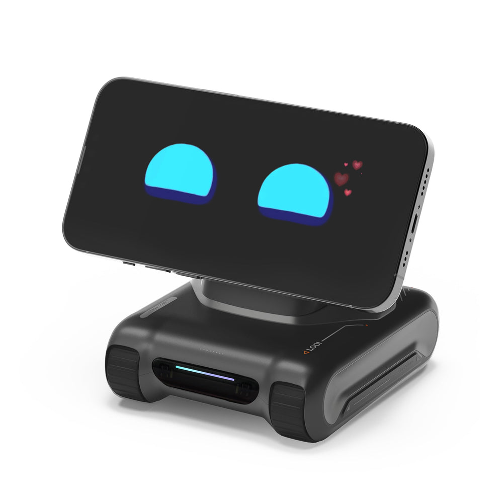 TangibleFuture LOOI with face-tracking camera enables interactive desk use