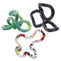 Tangle Jr. Masterpiece Trio with Neo Blade Drip pattern for quiet desk focus.