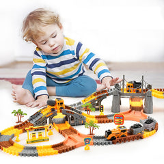 TANMGIN Y-track assembly enables flexible layouts and varied race routes.