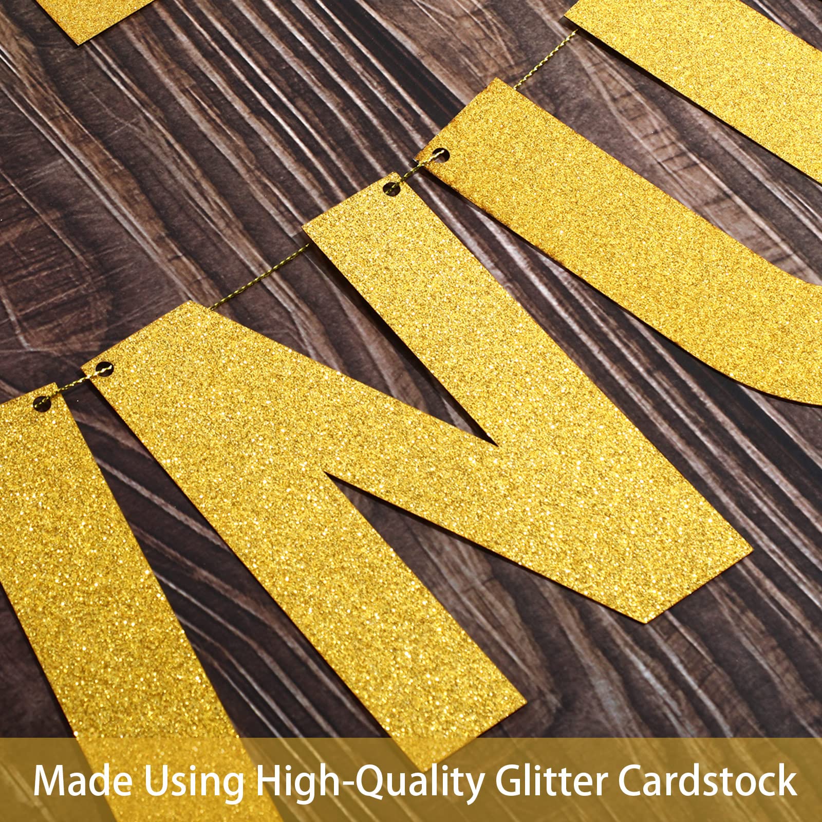 TaoBary 5-inch glitter letters create a bold focal point