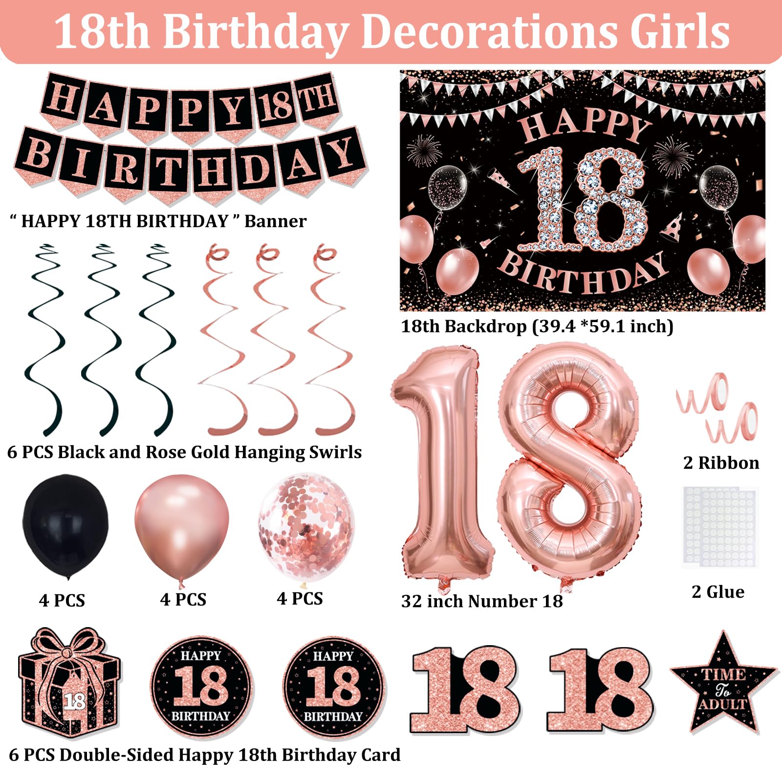 TAOTOSUNE double-sided 18th cards add personalized notes