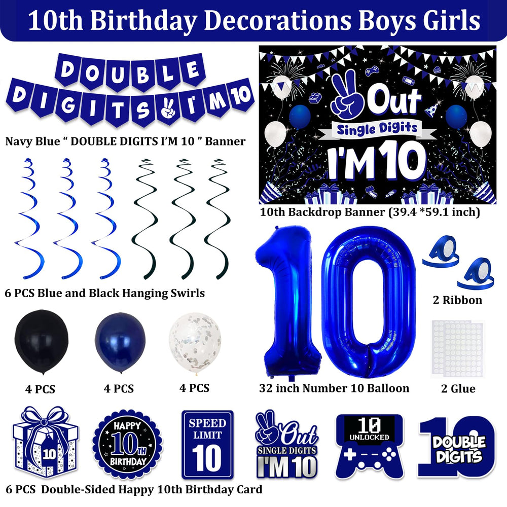 TAOTOSUNE double-sided 10th birthday cards offer keepsakes