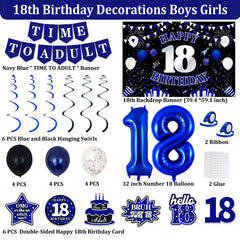 TAOTOSUNE Double-sided 18th birthday cards add fun messaging