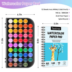 Taotree removable lid doubles as a mixing palette for color testing