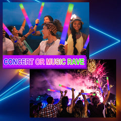 Taotuo glow sticks are ready to use with included batteries.