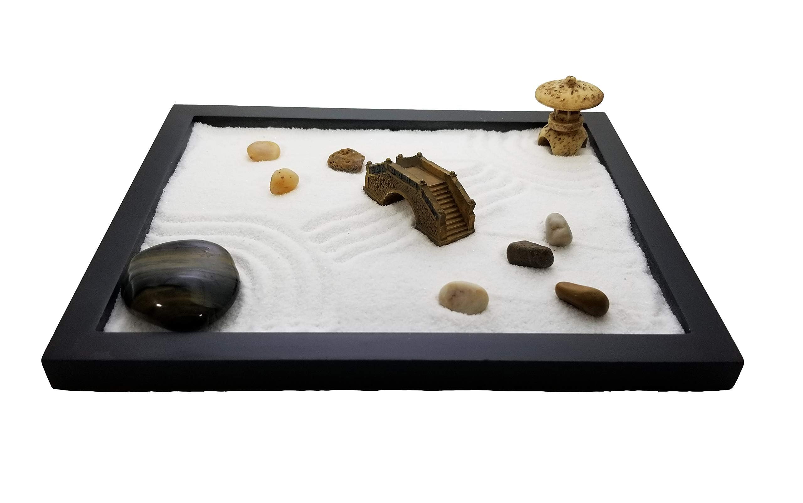 Compact desktop kit supports quick mindful breaks between tasks.