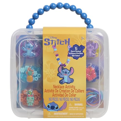 Tara Toys Stitch charms close-up showing colorful beads for creative customization.