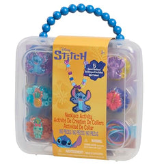Tara Toys Stitch necklace design in progress invites hands-on crafting.