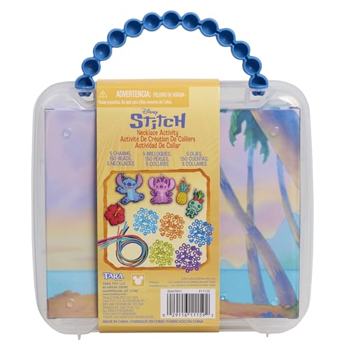 Tara Toys Stitch storage case keeps beads and necklaces neatly organized.