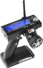Targethobby FS-GT3B display and control area enabling quick tuning.