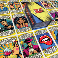 Tarotika Pop Art Deck 400 GSM cards offer durable feel and smooth shuffling.