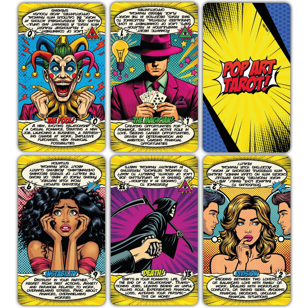 Tarotika Pop Art Deck gift-ready presentation suits art lovers and readers.