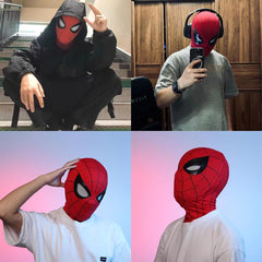 Tarrshiney Spider Hero mask with adjustable back zipper for comfortable fit