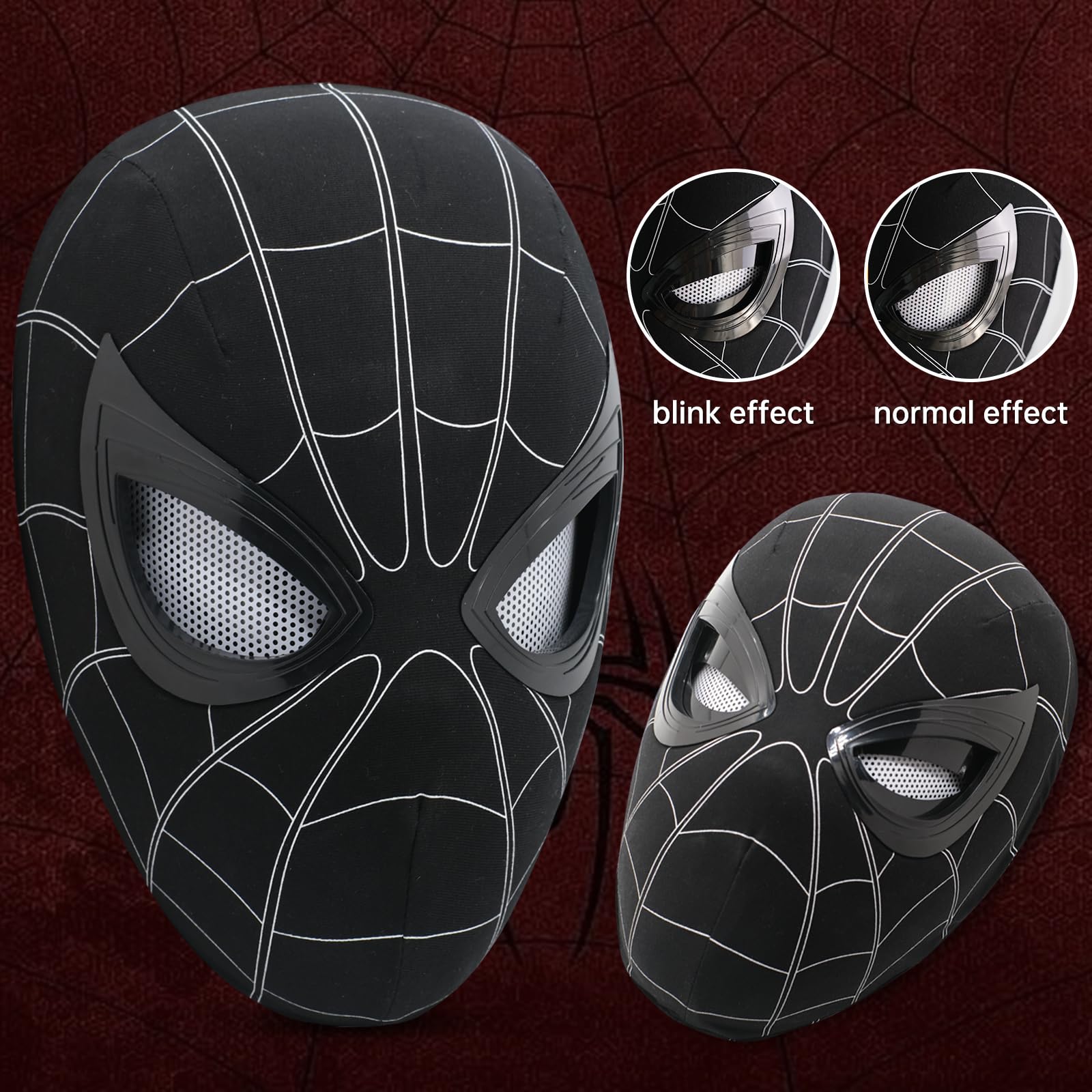 Tarrshiney Spider Hero mask complete package includes launcher and accessories.
