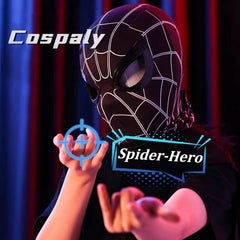 Tarrshiney Spider Hero mask eye movement showing moving lenses for realism.
