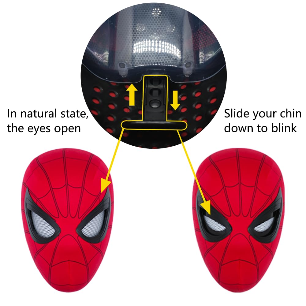 Tarrshiney Spider Hero mechanical eyes with moving lenses for realistic hero effect
