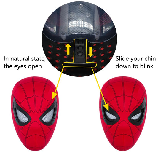 Tarrshiney Spider Hero mechanical eyes with moving lenses for realistic hero effect