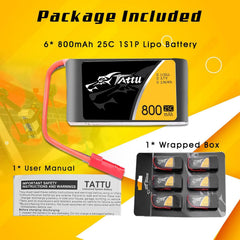 TATTU on a charging station in a hobby workspace indicating organized charging and readiness