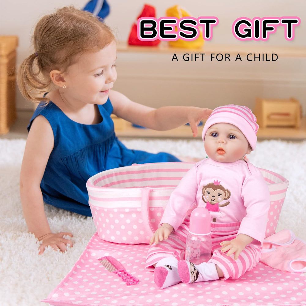 TatuDoll pink feeding bottle for nurturing role-play