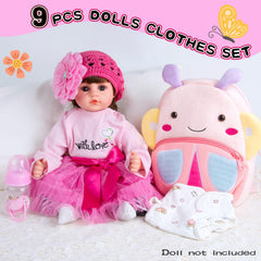 TatuDoll striped pants for versatile doll bottoms.