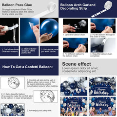 Tatuo balloon glue roll keeps balloon decorations secure during setup