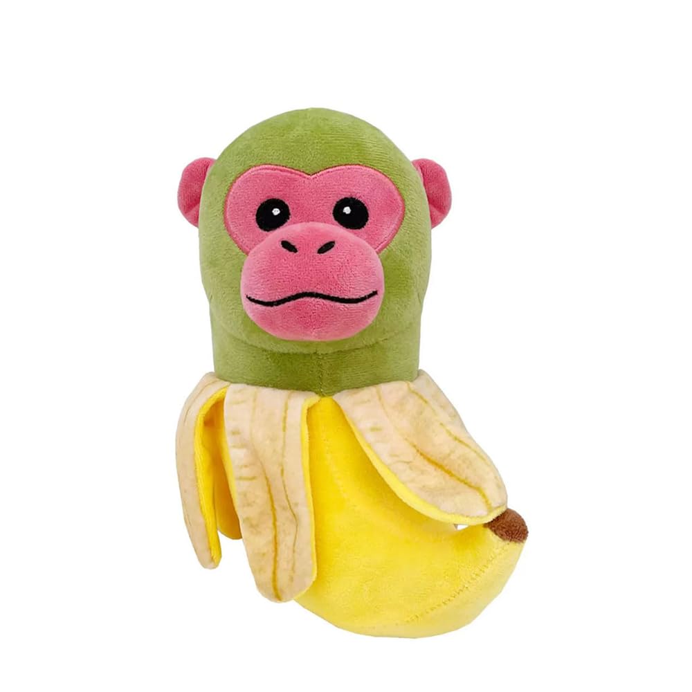 TBKETR Banana Monkey Plush 13inch, a soft cuddle buddy for kids.