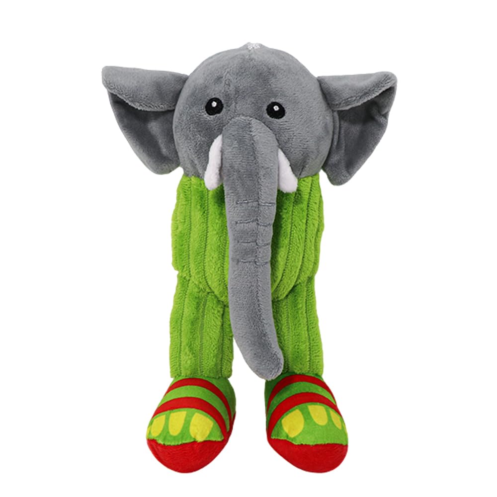 TBKETR Italian Brainrot Tung Sahur cactus elephant plush, front view, vibrant colors and soft fabric.