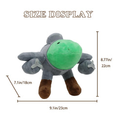 TBKETR Tung Sahur plane plush — playful color accent for shelves or beds.