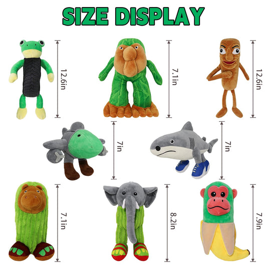 TBKETR Tung Tung Sahur 16-inch side view showing soft fabric and plush shape