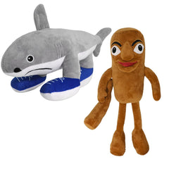 TBKETR Tung Tung Sahur 19-inch plush front view, a cozy decor piece for kids' rooms