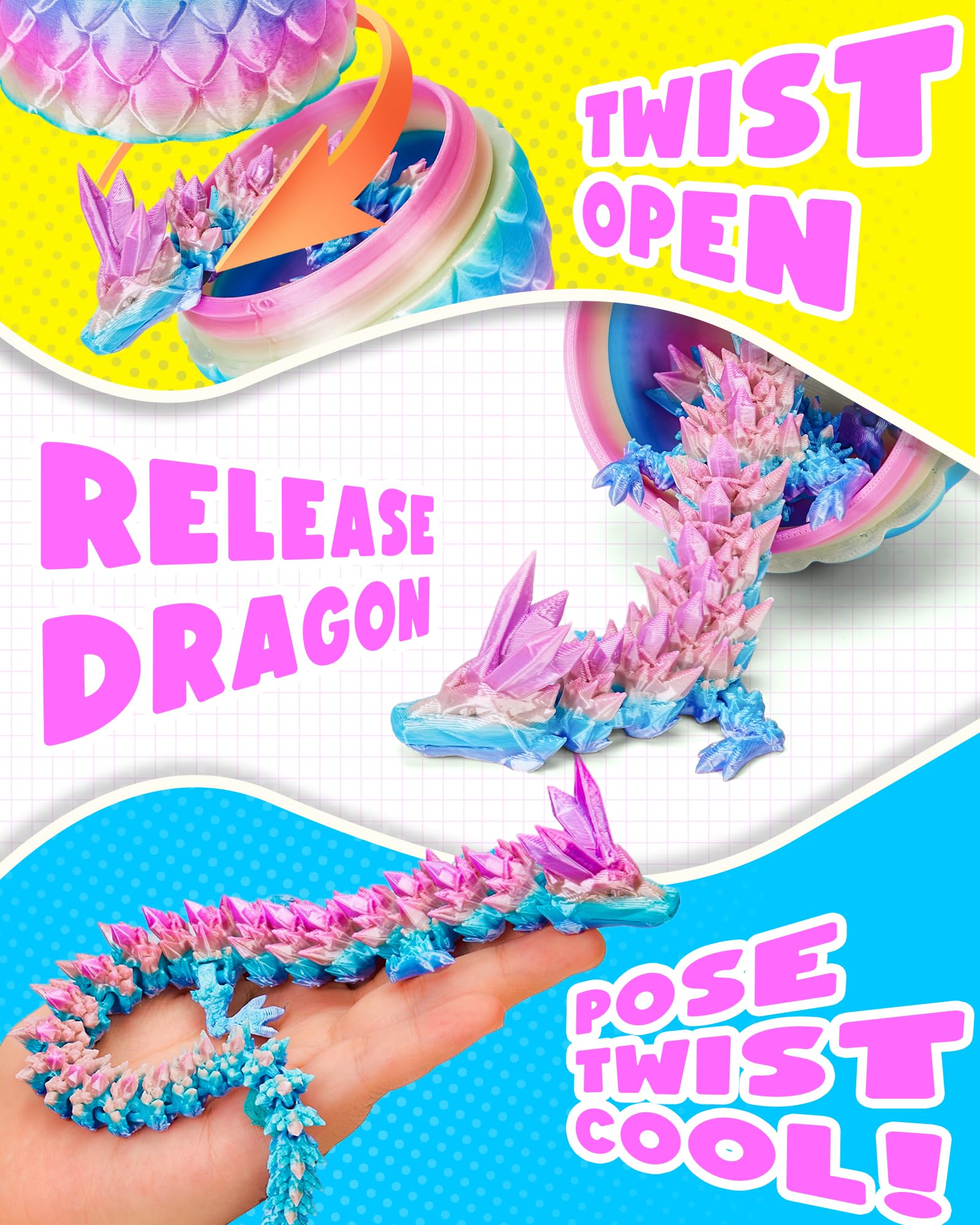 TBOLINE dragon egg gift box conceals a crystal dragon, adding mystery to gifting.