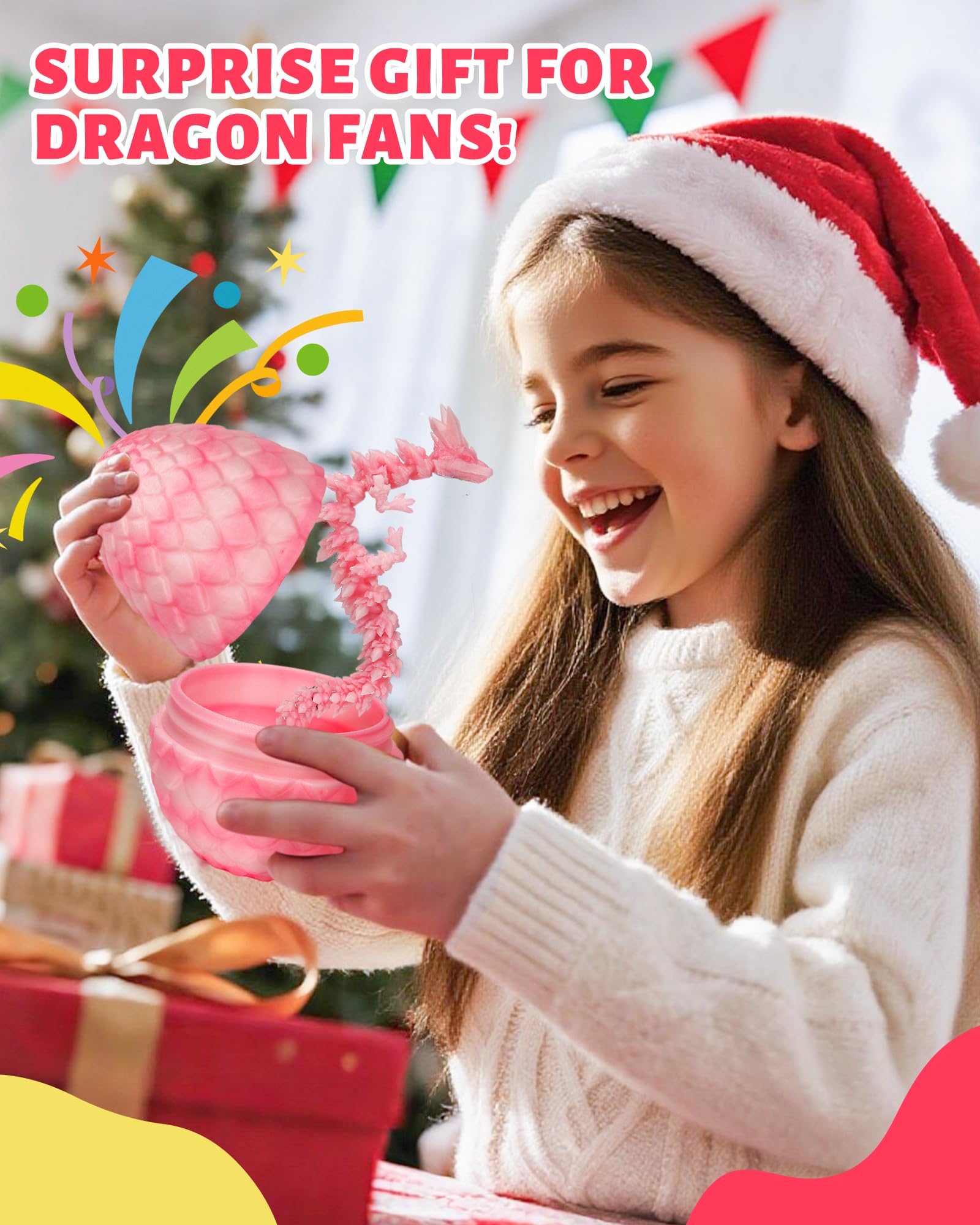 TBOLINE dragon egg 4-pack eco-friendly PLA construction for safe play