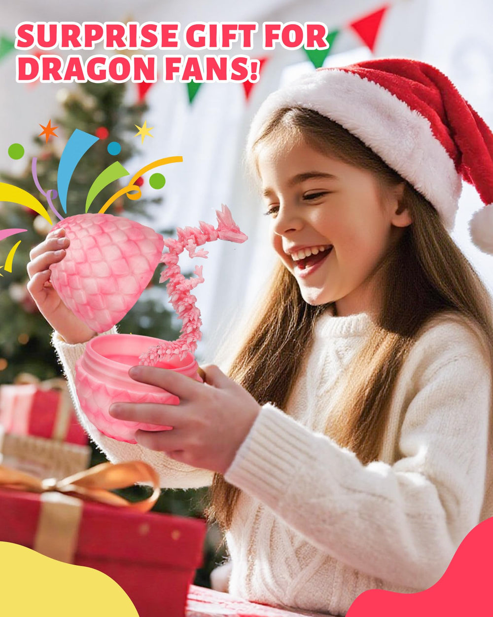 TBOLINE dragon egg 4-pack eco-friendly PLA construction for safe play