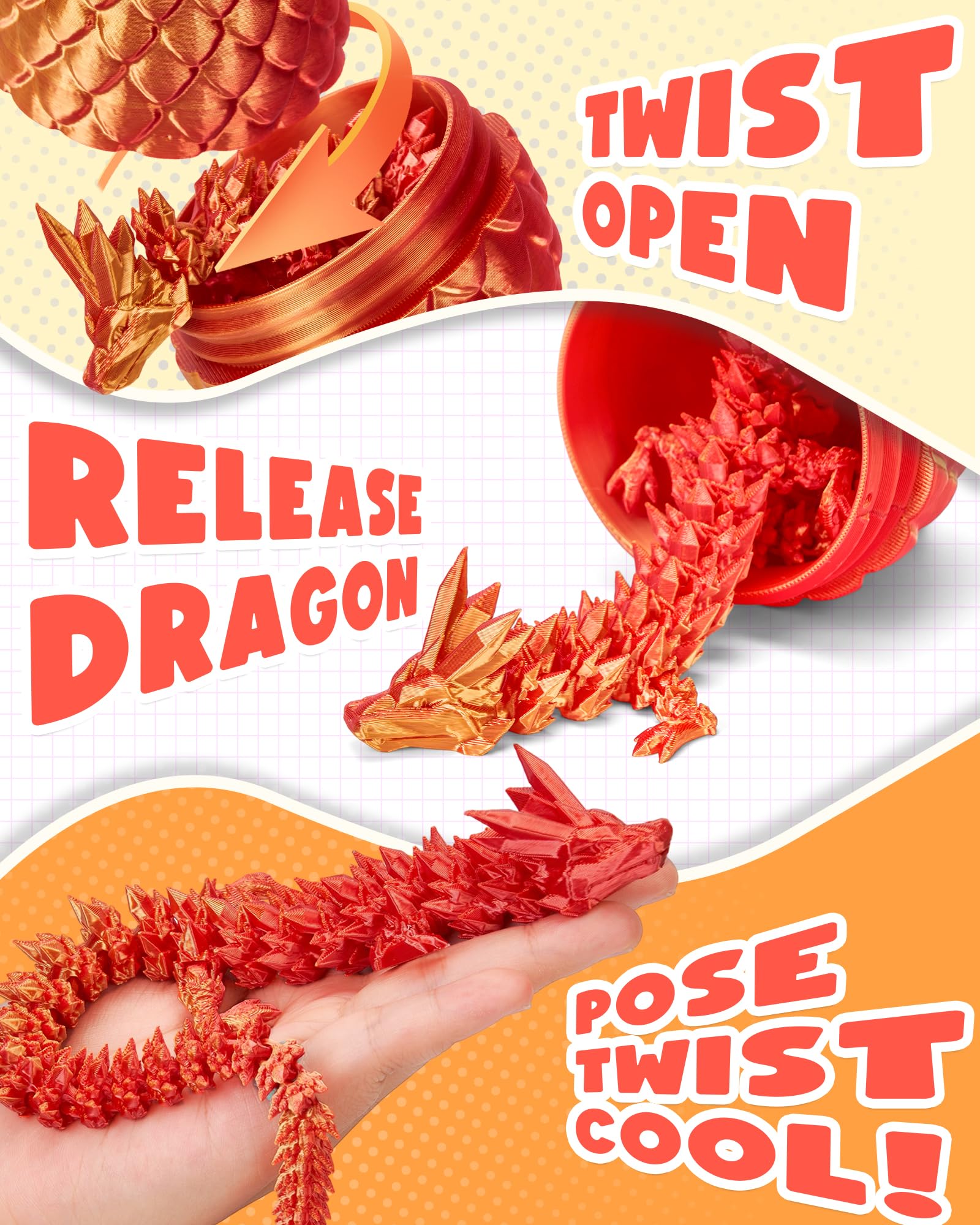 TBOLINE dragon egg eco-friendly PLA design for safe, planet-conscious kids' play.