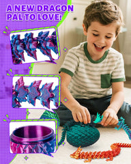 TBOLINE dragon egg hatch reveal showing dragon inside.