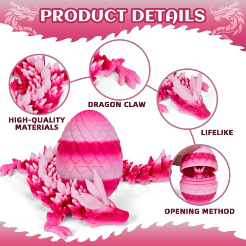 TBOLINE dragon eggs with refillable egg for classroom sharing