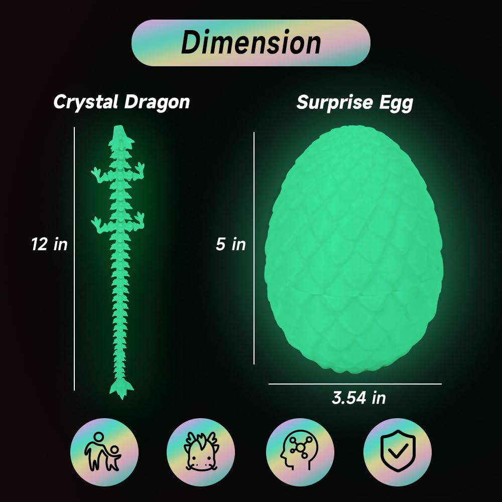 TBOLINE Dragon Egg unboxing moment highlights the surprise dragon inside.