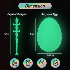 TBOLINE Dragon Egg unboxing moment highlights the surprise dragon inside.