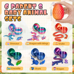 TBOLINE dragon egg with mini baby animals inside; delightful unboxing and imaginative adventures
