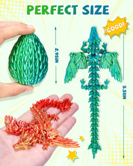 TBOLINE flying dragons inside eggs show removable wings for creative customization