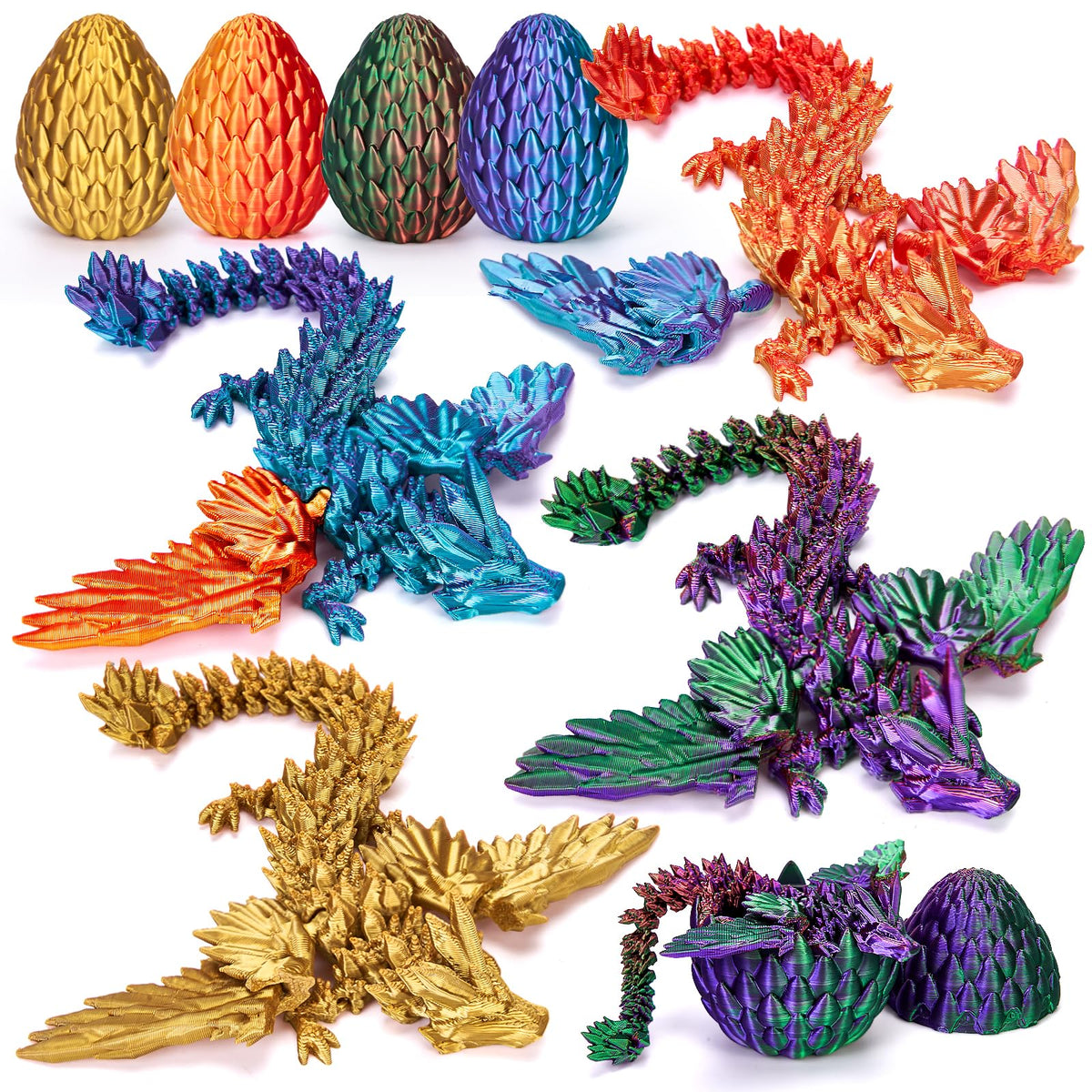 TBOLINE four-pack dragon eggs designed for imaginative play and gifting.