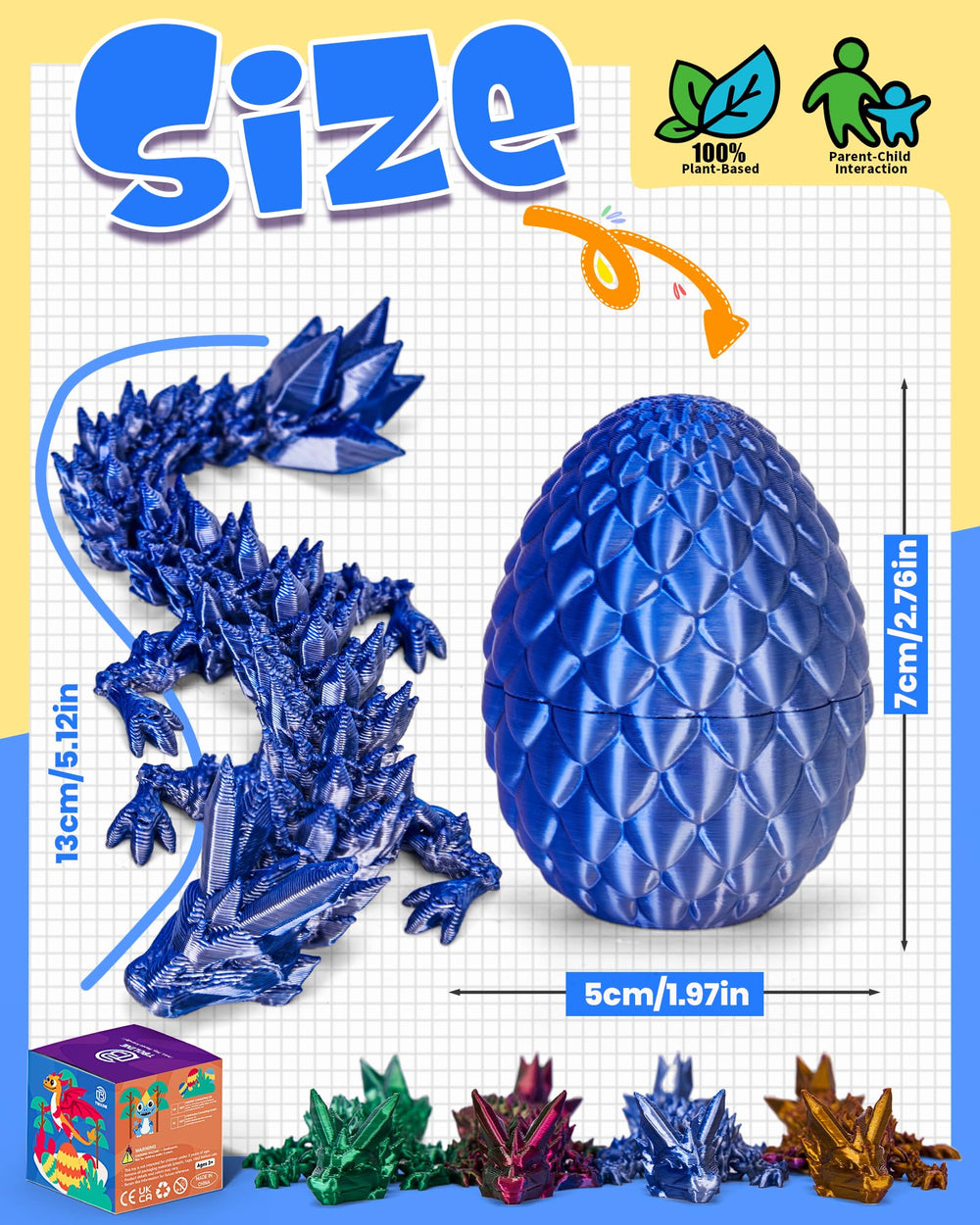 TBOLINE gift ready dragon toy ideal for birthdays or holidays.
