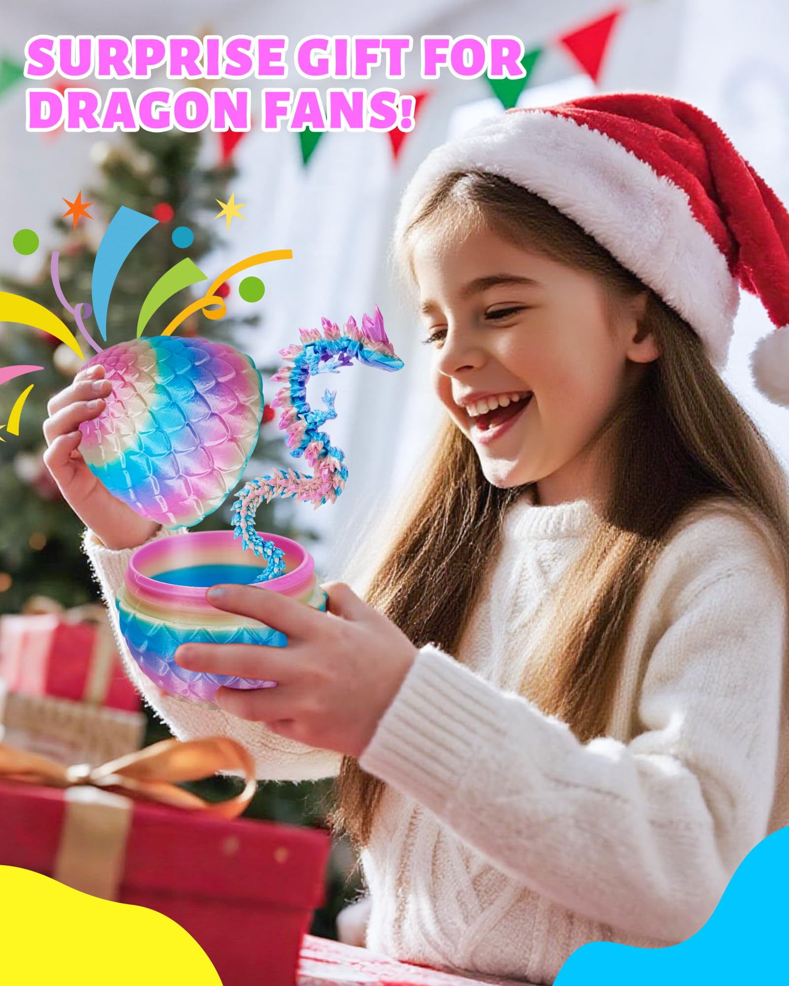 TBOLINE divine dragon gift set pairs an egg box with a dragon figurine for gifting.