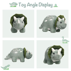 TCBunny Triceratops face detail closeup highlights a friendly, inviting expression