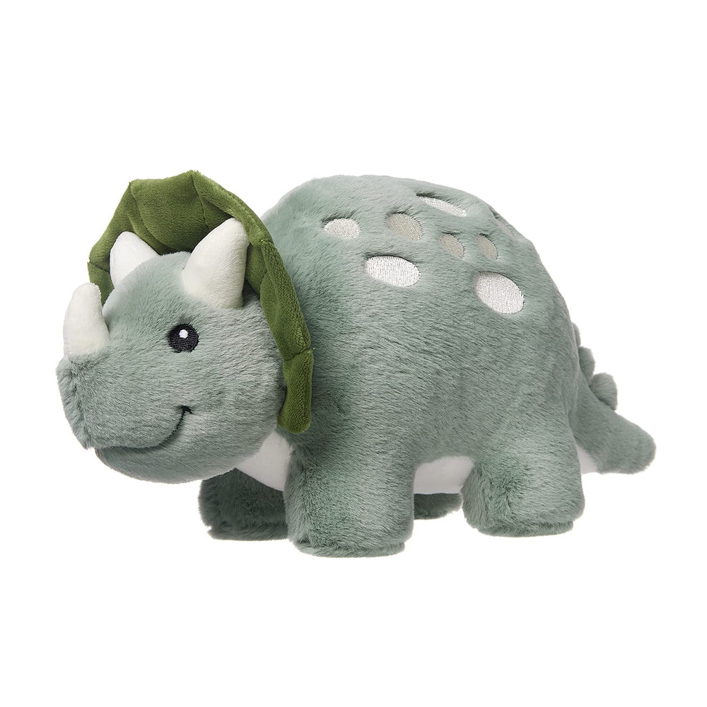 TCBunny Triceratops Green 12in Bedtime Plush, perfect cuddle buddy for kids