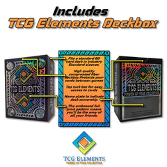 TCG Elements Deck Box keeps your Digimon cards safe and organized