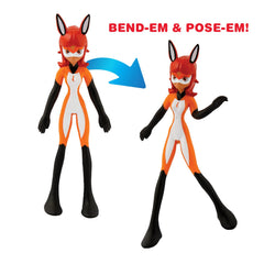 TCG Toys Bend-EMS Miraculous Hawk Moth figure ready for retro display.