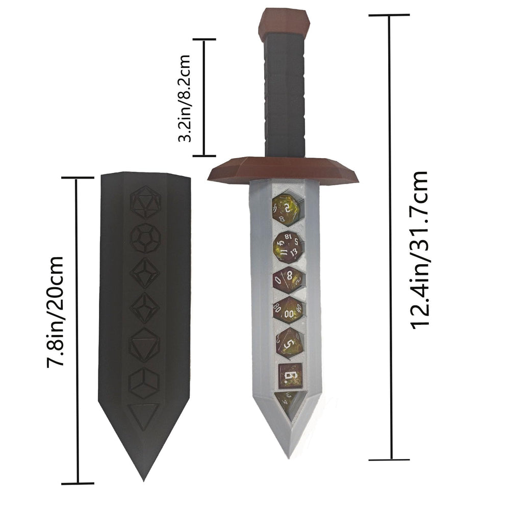TCGADVN DND dice box axe-style adds rugged style while organizing dice.