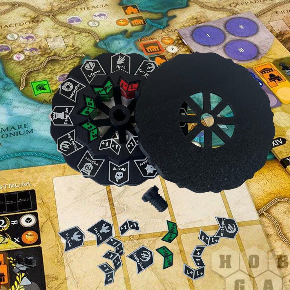 TCGADVN counter wheel keeps components neatly arranged for quick access