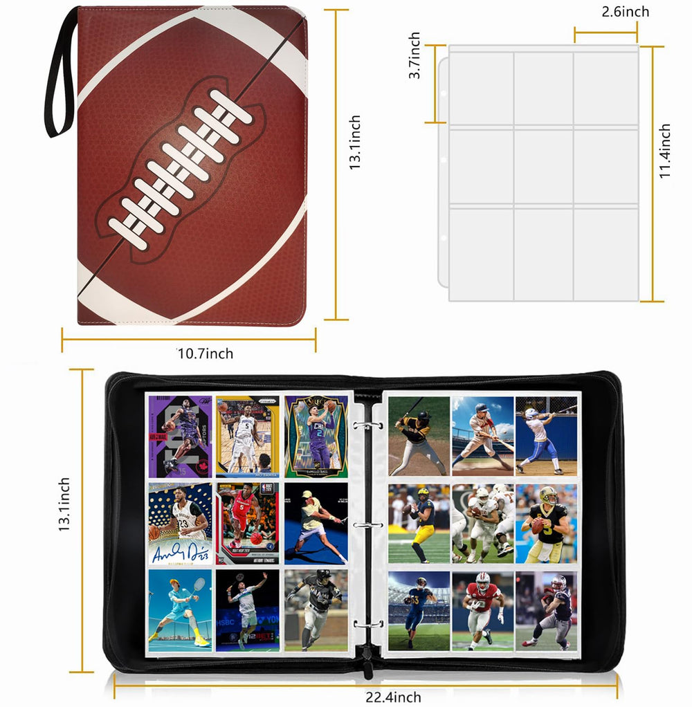 TCGCardium binder with 60 removable pages for organized storage